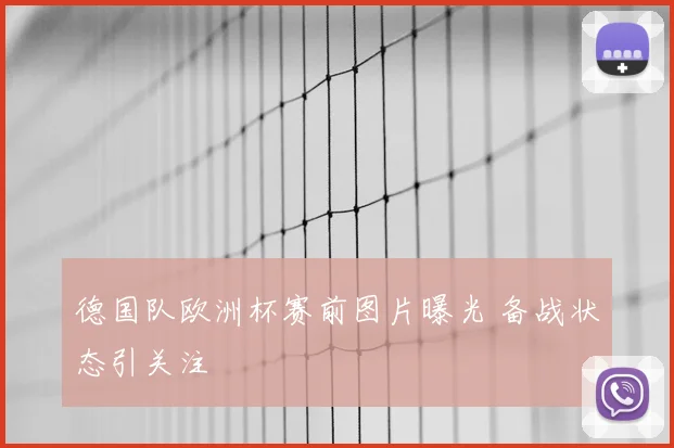 德国队欧洲杯赛前图片曝光 备战状态引关注